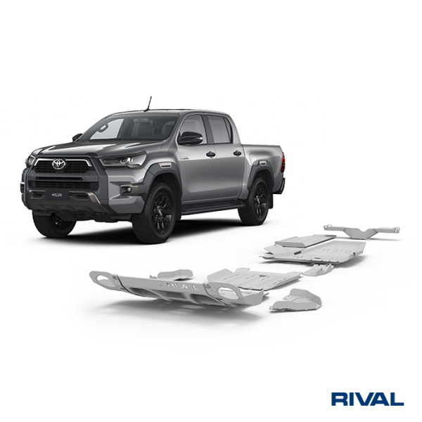 Skid Plates (Sets) Toyota Hilux 2015-2020; 2018-2020; 2021-; 2,4 l. / diesel